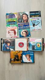 Lot de 96 pièces, 45 tours italiens et français en TB état, Cd's en Dvd's, Vinyl | Overige Vinyl, Ophalen, Gebruikt