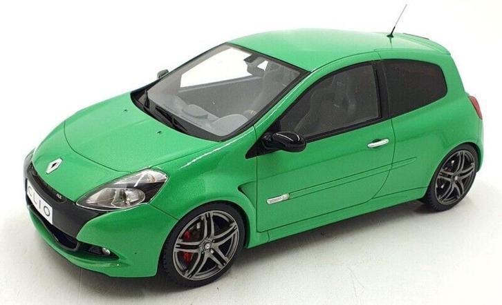 1:18 Otto Mobile OT900 Renault Clio 3 Ph.2 RS 2011 green, Hobby en Vrije tijd, Modelauto's | 1:18, Nieuw, Auto, OttOMobile, Ophalen of Verzenden