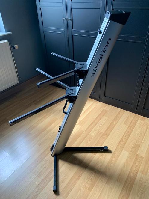 Pied Ultimate Pro Apex AX-48 Stand Silver clavier / keyboard, Muziek en Instrumenten, Standaarden, Nieuw, Muziekstandaard, Ophalen