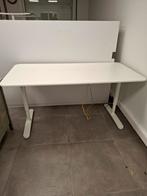 Bureautafel in hoogte verstelbaar 160x80, Ophalen, In hoogte verstelbaar, Zo goed als nieuw