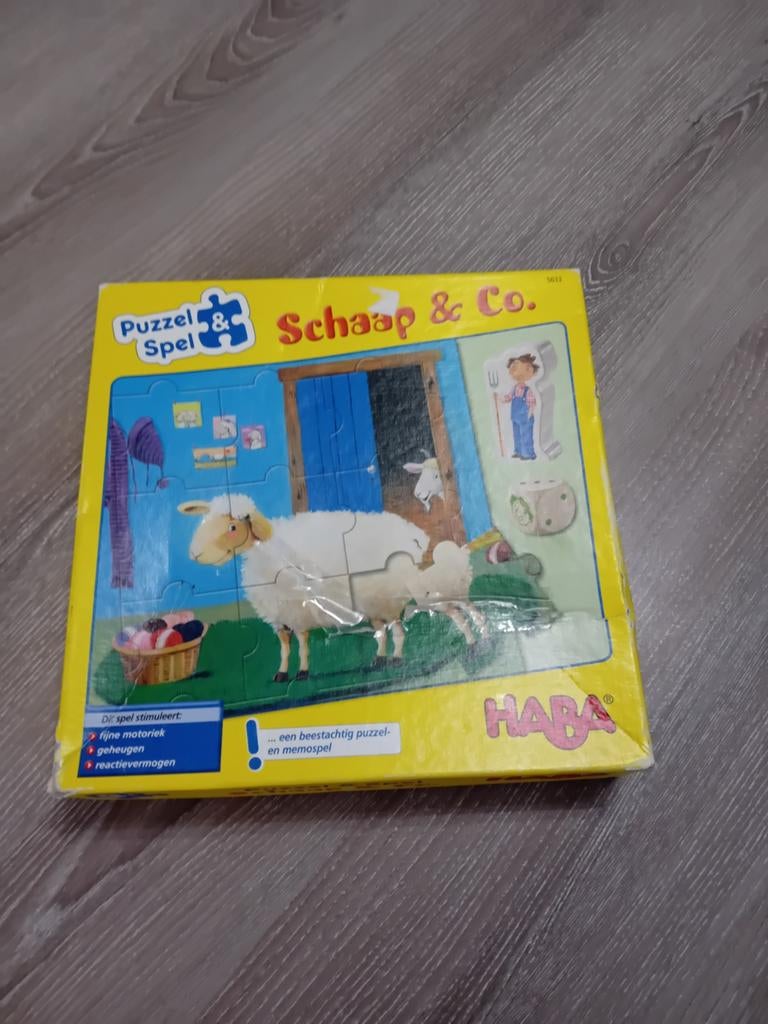 Haba schaap en co, Enlèvement ou Envoi, 10 à 50 pièces, Utilisé, 4 à 6 ans