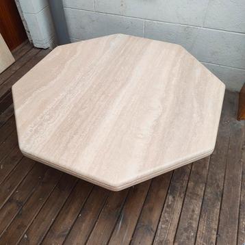 Travertin salontafel tafel bijzettafel steen marmer  beschikbaar voor biedingen
