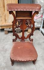 Chaise ancienne basse vintage originale rose cerise, Antiquités & Art, Enlèvement ou Envoi