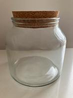 Glazen pot met kurken deksel, Ophalen, Zo goed als nieuw
