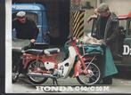 Bromfietsscooter 1974 Honda Cub C50/C50M openbare brochure, Boeken, Motoren, Verzenden, Gelezen