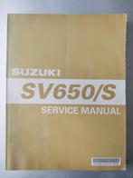 Service manual Suzuki SV650/S, Motoren, Ophalen of Verzenden, Suzuki