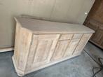 Gezandstraalde eiken dressoir, Huis en Inrichting, Ophalen, Eikenhout, Zo goed als nieuw, 200 cm of meer