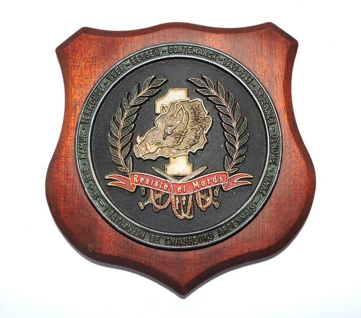 ABBL belgische Leger ARDENNSE JAGERS CREST, Verzamelen, Militaria | Algemeen, Rijkswacht, Ophalen of Verzenden
