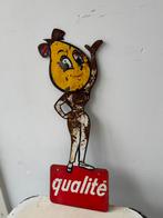 Esso oude vintage reclame Pin Up !, Verzamelen, Ophalen of Verzenden, Gebruikt, Reclamebord