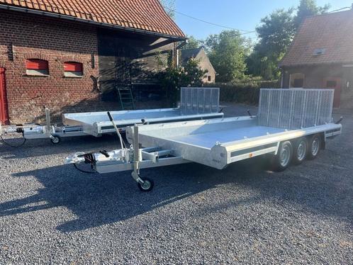 Machinetransporter Hulco 3 assers 394x180 Nieuw!, Auto diversen, Aanhangers en Bagagewagens, Nieuw, Ophalen