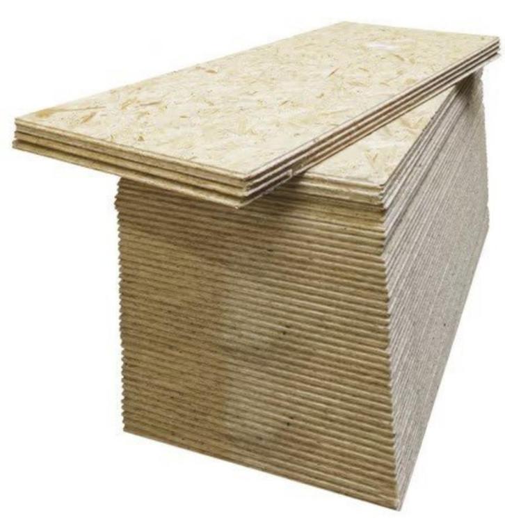 OSB3 2050x625x15 mm E1 ongeschuurd 6,50€ M², Hobby en Vrije tijd, Knutselen, Nieuw, Knutselwerk, Ophalen of Verzenden