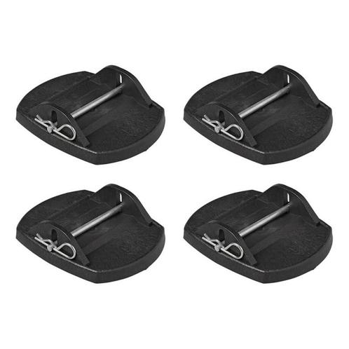 Stabilisatievoeten met metalen pen set van 4 stuks, Caravans en Kamperen, Caravanaccessoires, Nieuw, Ophalen of Verzenden