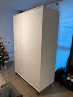 IKEA KLEPPSTAD 3-deurs kledingkast, wit, Enlèvement