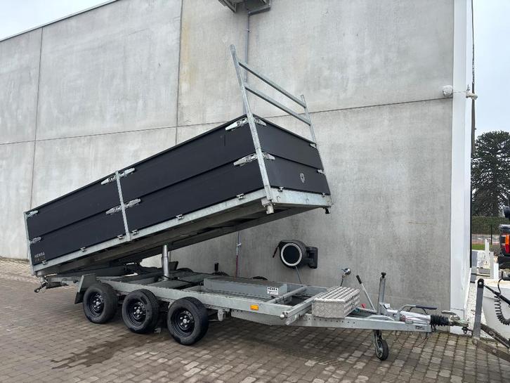 HENRA MAJOR 3Z-KIPPER 401x202cm 3500kg tridem-as 2023, Autos : Divers, Remorques, Comme neuf, Enlèvement
