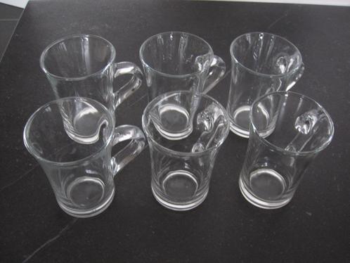 6 theeglazen voor 2 euro in totaal, Verzamelen, Glas en Drinkglazen, Zo goed als nieuw, Overige typen, Ophalen