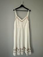 Jurk katoen met borduursel - maat XL, Kleding | Dames, Jurken, H&M, Wit, Maat 46/48 (XL) of groter, Ophalen of Verzenden