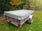 aanhangwagen 257cm x 132cm 750kg met id, Auto diversen, Aanhangers en Bagagewagens, Ophalen, Gebruikt