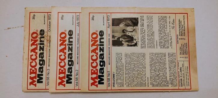 MECCANO MAGAZINE 1973, Antiek en Kunst, Antiek | Speelgoed, Ophalen of Verzenden