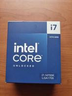 Intel Core i7-14700K Boxed (nieuw geseald met factuur), Informatique & Logiciels, Processeurs, LGA 1700, Intel Core i7, Enlèvement ou Envoi