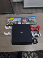 Ps4 Pro 1TB+2 controllers+games, Games en Spelcomputers, Ophalen of Verzenden, Zo goed als nieuw, Pro