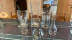 Verschillende soorten glazen vazen, Zo goed als nieuw, Ophalen