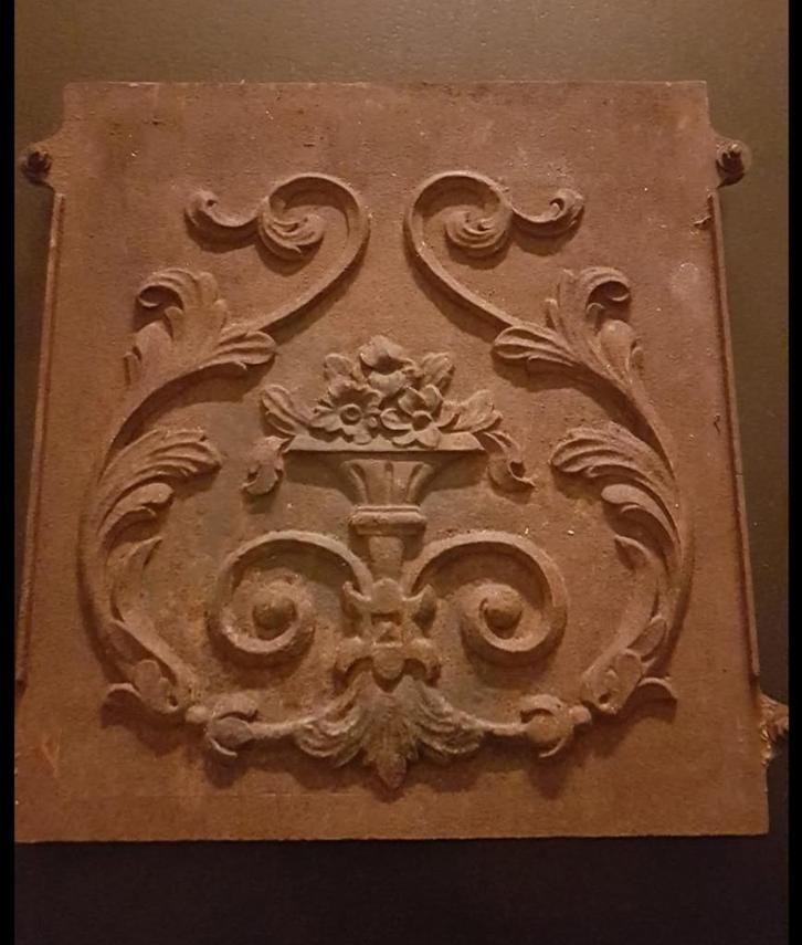 Haardplaat gietijzer, Antiek en Kunst, Antiek | Overige Antiek, Ophalen