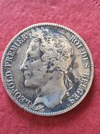 5FR Leopold I - 1847, Postzegels en Munten, Zilver, Ophalen of Verzenden, Losse munt, Zilver