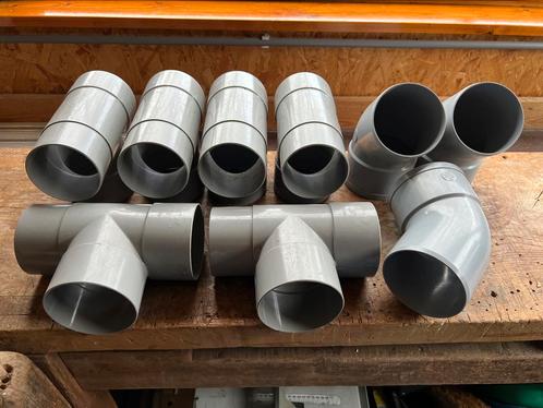 NIEUWE Verbinding stukken-bochten-moffen met afdichtrubber, Doe-het-zelf en Bouw, Buizen en Afvoer, Nieuw, Bochten, PVC, Ophalen