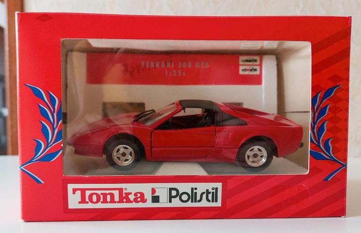 Modelauto Tonka Ferrari 308 GTS - 1:25 - afneembaar dak, Hobby en Vrije tijd, Modelauto's | 1:24, Auto, Ophalen of Verzenden