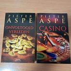 Boeken ASPE - 'Casino' en 'Onvoltooid verleden', Boeken, Ophalen, Zo goed als nieuw, Pieter Aspe, België