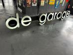 De Garage lichtbak blok letters, Comme neuf, Table lumineuse ou lampe (néon), Enlèvement