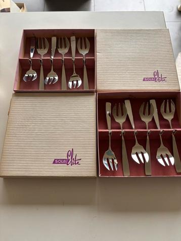 Fourchettes à huîtres Sola Elite dans leur boîte d'origine, Enlèvement, Comme neuf