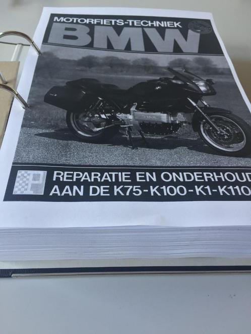 BMW werkplaatsboek Nederlands K75 K100 K1100rs K1100lt ..., Motos, Modes d'emploi & Notices d'utilisation, BMW, Enlèvement ou Envoi
