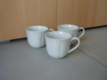 Set van 3 witte mokken tassen van Ikea 15199 beschikbaar voor biedingen