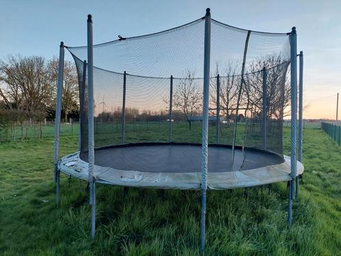 Grote trampoline met net, Kinderen en Baby's, Speelgoed | Buiten | Trampolines, Gebruikt, Ophalen