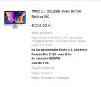 iMac 27 Retina 5k- 2021, Computers en Software, IMac, Ophalen of Verzenden, Zo goed als nieuw, 8 GB