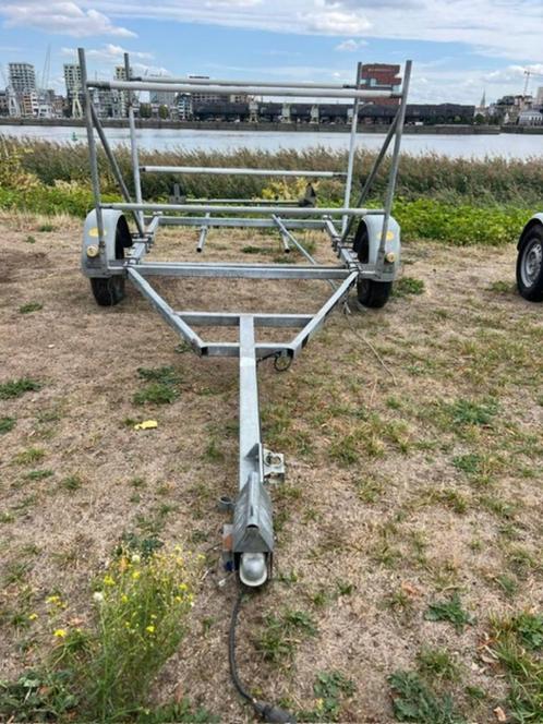 boottrailers, Watersport en Boten, Boottrailers, Gebruikt, Open zeilboottrailer, Minder dan 1500 kg, Minder dan 6 meter, Ophalen