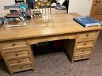 Massief eikenhouten bureau - zo goed als nieuw!, Huis en Inrichting, Ophalen, Zo goed als nieuw, Bureau