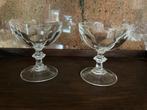 2 stuks prachtige heel oude champagnecoupes, Antiek en Kunst, Antiek | Glaswerk en Kristal, Ophalen of Verzenden