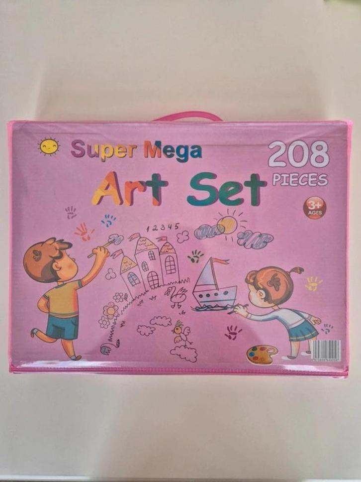208-delig teken- en schilderpakket - alles in één, Hobby en Vrije tijd, Tekenen, Nieuw, Papier, Schets- of Tekenboek, Ophalen