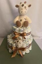 Medium pampertaart giraf Nattou, Kinderen en Baby's, Kraamcadeaus en Geboorteborden, Ophalen, Nieuw, Kraamcadeau