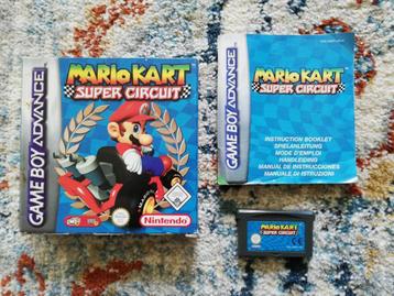 Mario Kart Super Circuit Nintendo Game Boy Advance, Enlèvement ou Envoi, Utilisé