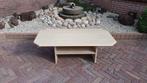 Vintage travertin salontafel, Ophalen, Overige materialen, 100 tot 150 cm, 50 tot 100 cm