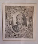 Gravure portret met inscriptie, Ophalen