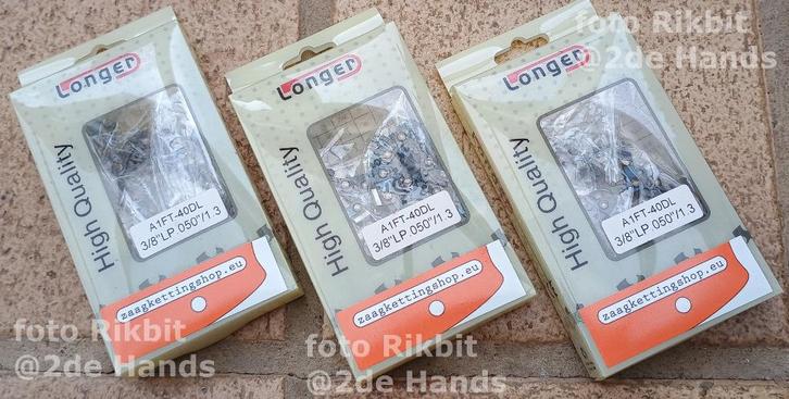3x Zaagketting LongerPro voor kettingzaag 10 inch, Tuin en Terras, Hand-tuingereedschap, Nieuw, Overige soorten, Ophalen of Verzenden