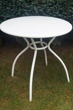 TABLE DE JARDIN, Tuin en Terras, Tuintafels, Ophalen, Gebruikt, Rond, Metaal