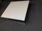 wit houten bijzettafel, Ophalen, Minder dan 45 cm, Vierkant, Zo goed als nieuw