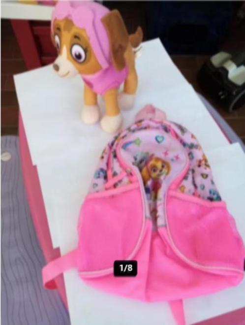 Paw Patrol : 3 rugzakjes, knuffel, dvd, boekje , auto chase, Kinderen en Baby's, Speelgoed | Actiefiguren, Gebruikt, Ophalen of Verzenden