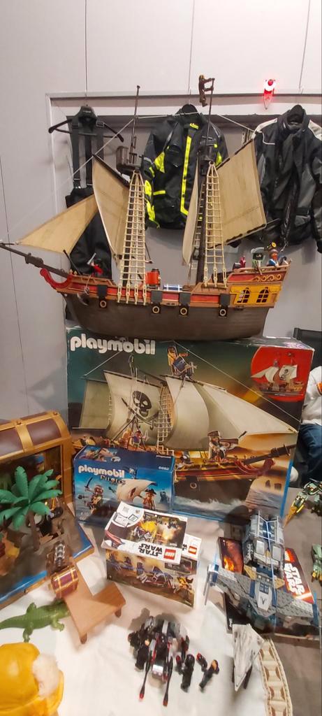 Groot piratenschip Playmobil, Kinderen en Baby's, Speelgoed | Playmobil, Zo goed als nieuw, Ophalen of Verzenden