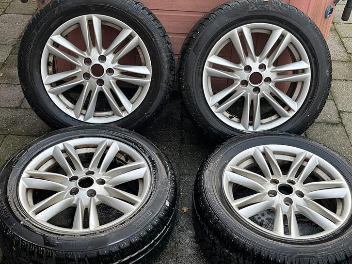 Jaguar XF Winterbanden 235/55R17 banden en velgen origineel, Auto-onderdelen, Banden en Velgen, Band(en), Winterbanden, 17 inch